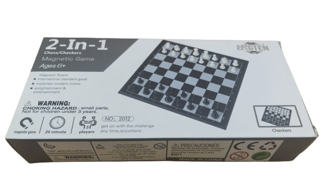 Juego de ajedrez magnetico 2x1