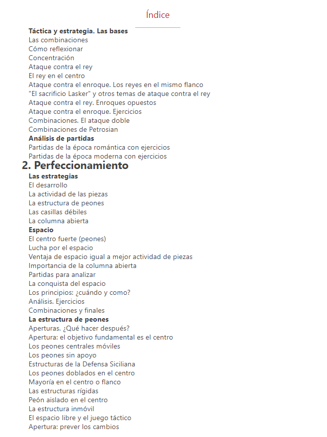 Compendio de Ajedrez