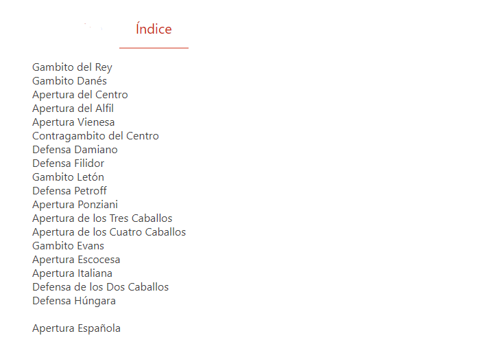 Curso de Aperturas - Sistemas Abiertos