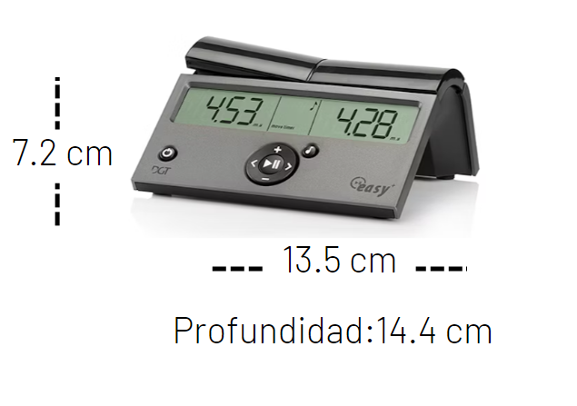 DGT Easy Plus - Reloj de ajedrez