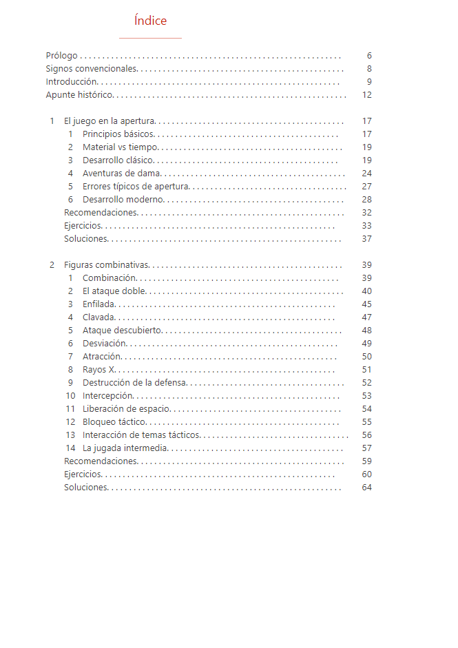Escuela de Ajedrez - Nivel Intermedio