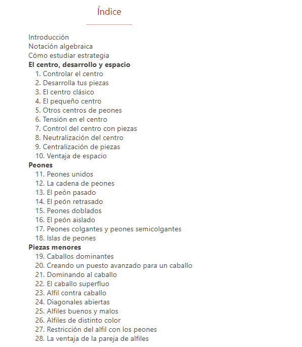 Estrategia de ajedrez para niños