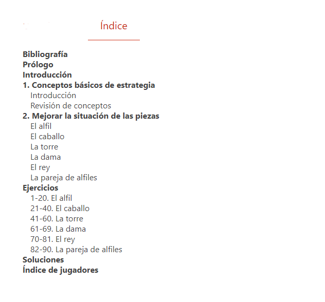 Estrategia en el Medio Juego I