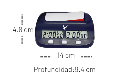 Reloj de ajedrez Leap Aprobado FIDE - Modelo KK9908