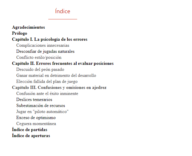 Psicologia en el ajedrez II