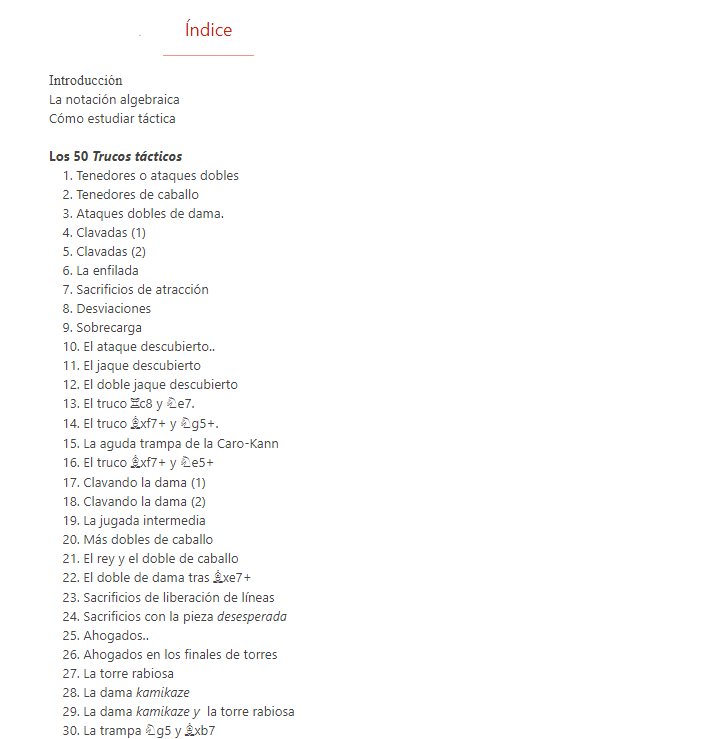 Tácticas de ajedrez para niños