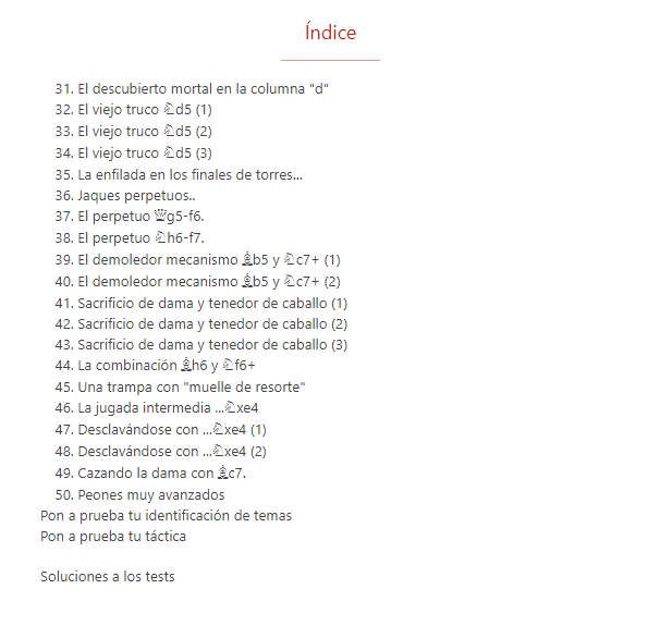 Tácticas de ajedrez para niños