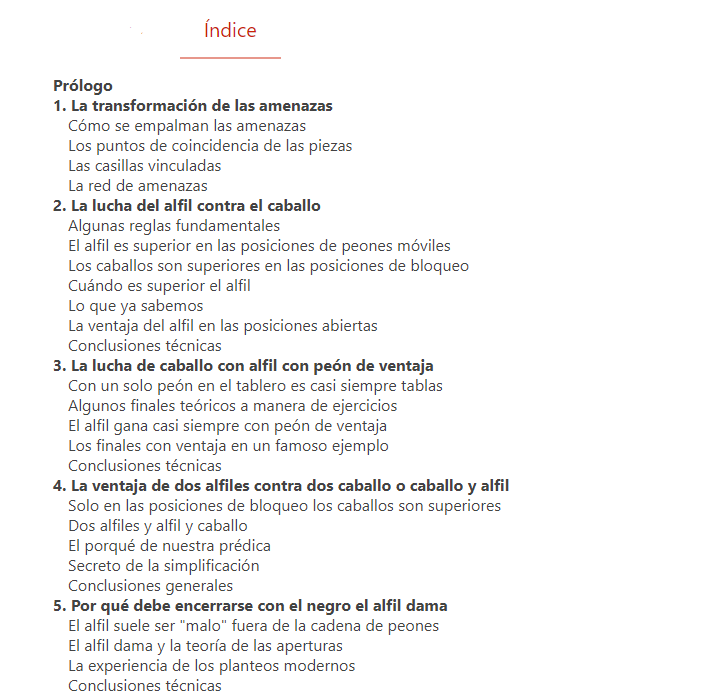 Tratado General de Ajedrez - Estrategia superior