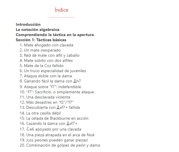 Trucos de Aperturas para niños
