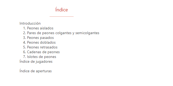 Comprender el juego de peones en ajedrez