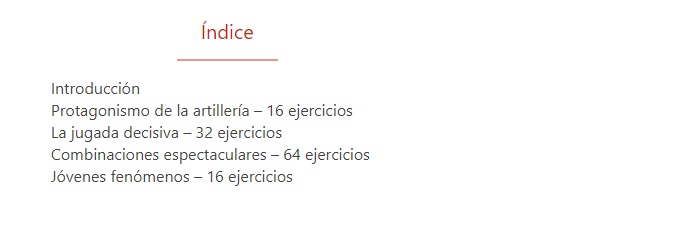 Cuadernos de entrenamiento de ajedrez 18 - Nuevas Combinaciones Espectaculares
