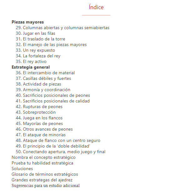 Estrategia de ajedrez para ninos