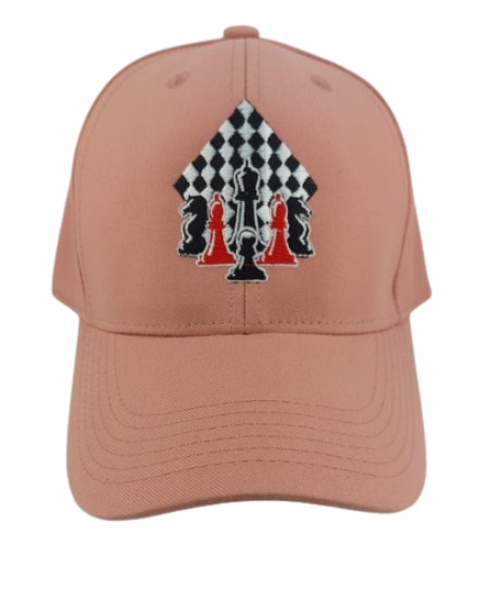 Gorra de Ajedrez Rosada