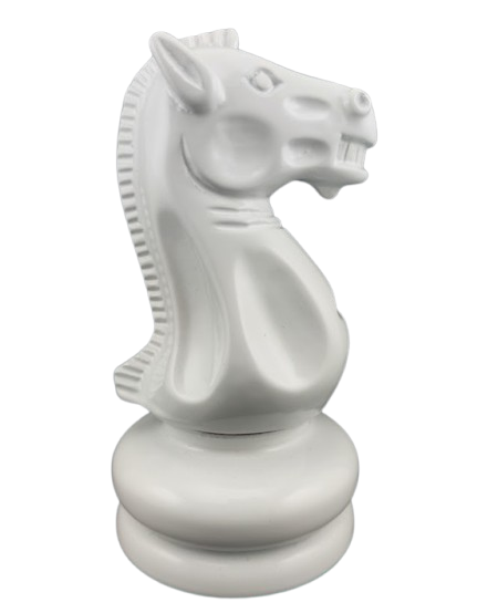 Pieza decorativa Caballo blanco