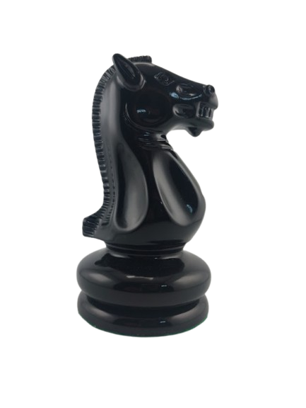 Pieza decorativa Caballo negro