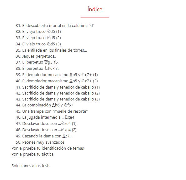 Tacticas de ajedrez para ninos