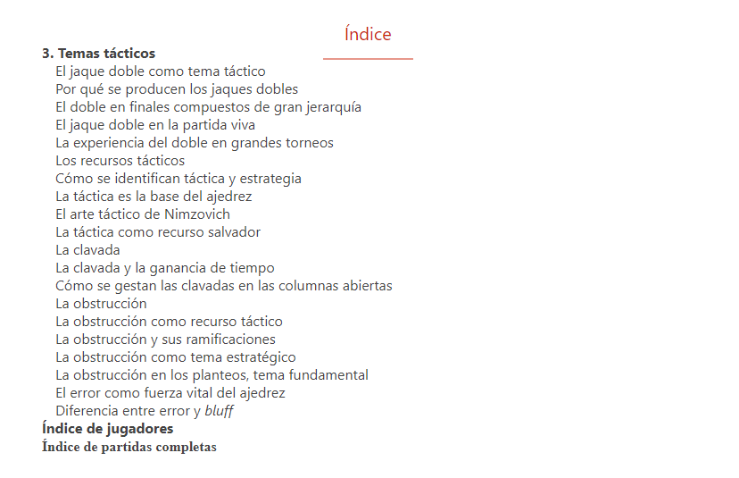 Tratado General de Ajedrez - Táctica y Estrategia